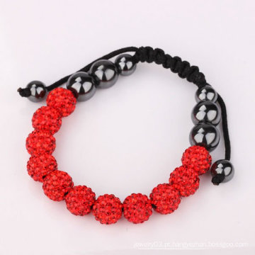 Novo design cristal shambala pulseiras BR205